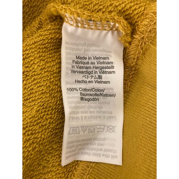 Madewell Women's Mock Neck Sweatshirt Size Large Nectar Gold NWT Drop Shoulder - Picture 7 of 8